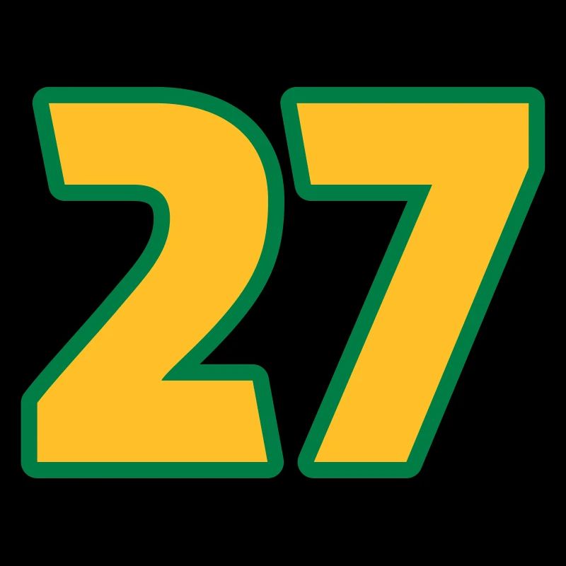 Twenty Seven 27 Siebenundzwanzig Nummer figure