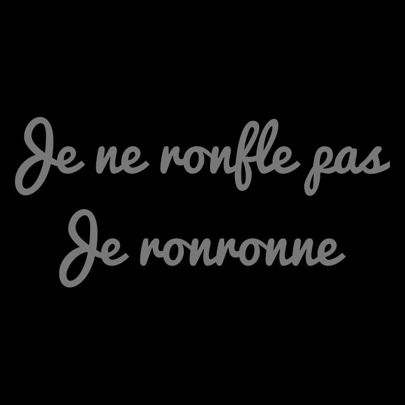 Je ne ronfle pas Ronron