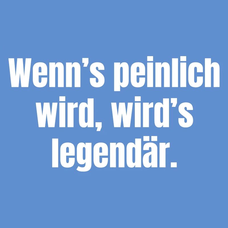 Quand cela devient embarrassant, cela devient légendaire.