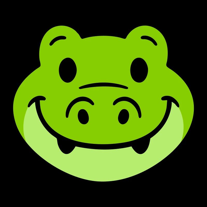 Visage de crocodile