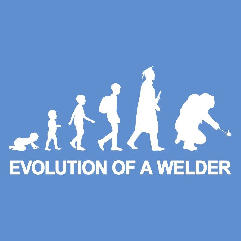 Evolution eines Schweißers