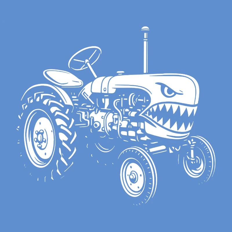 Shark Tractor Attack