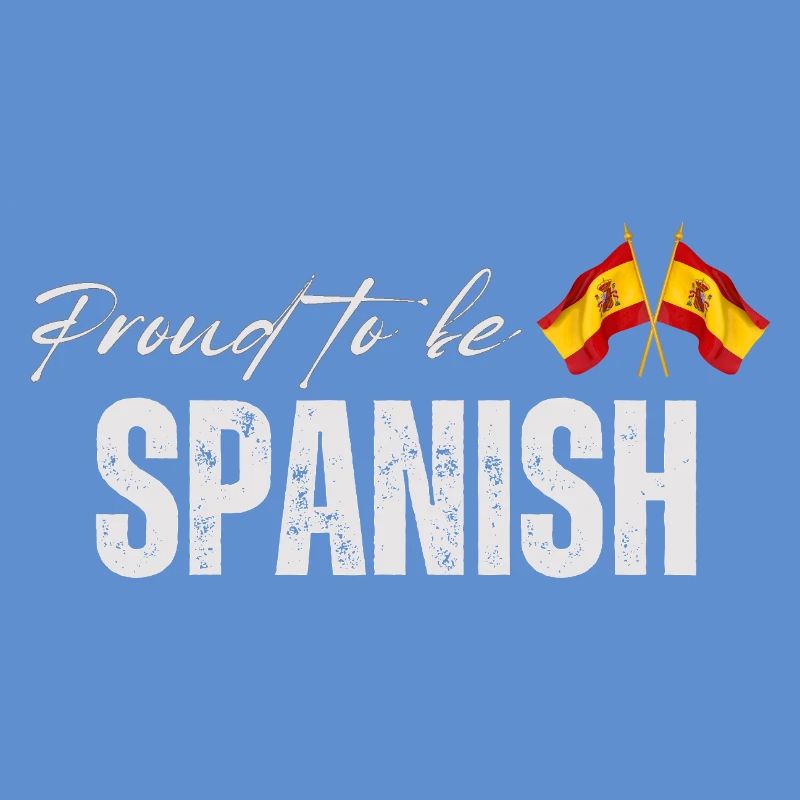 Stolzer Spanier, ich liebe Spanien