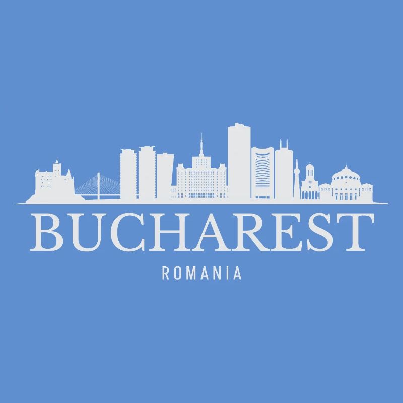Bukarest Skyline, Bukarest, Rumänien