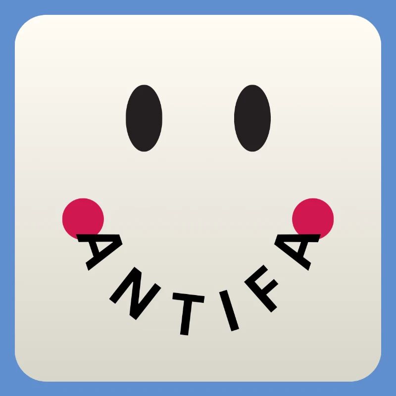 Friendly Antifa Greige | Gradient Design Smile