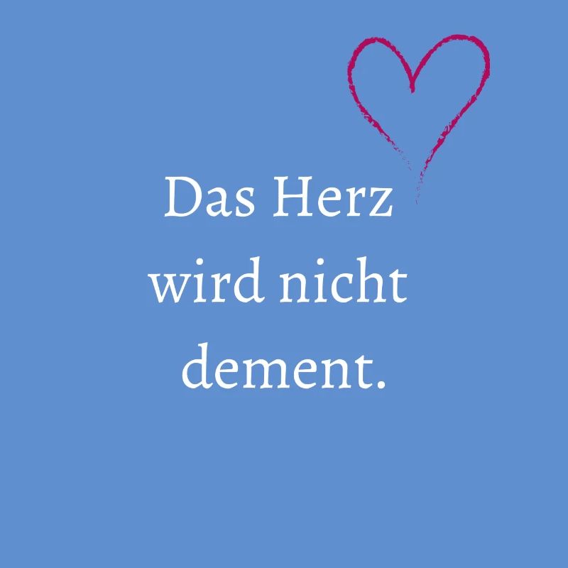 Le cœur ne devient pas dément.