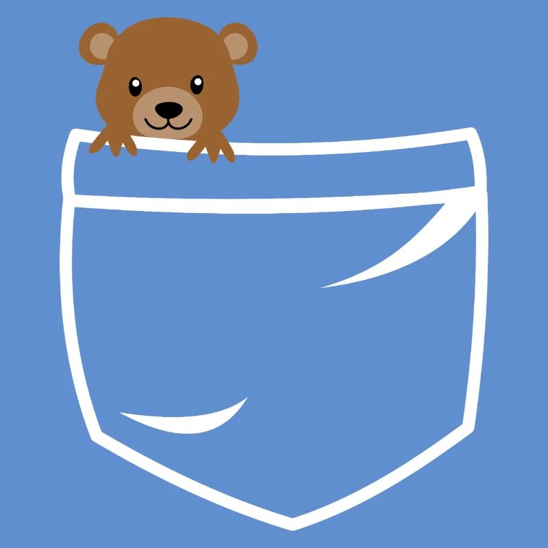 Teddy bear pockets