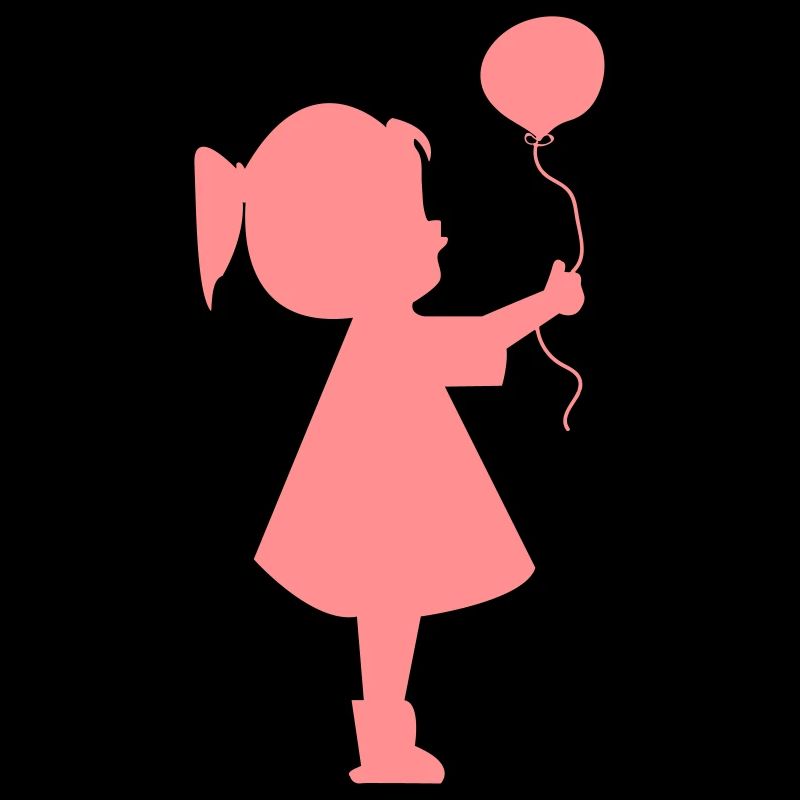 Mädchen mit Luftballon