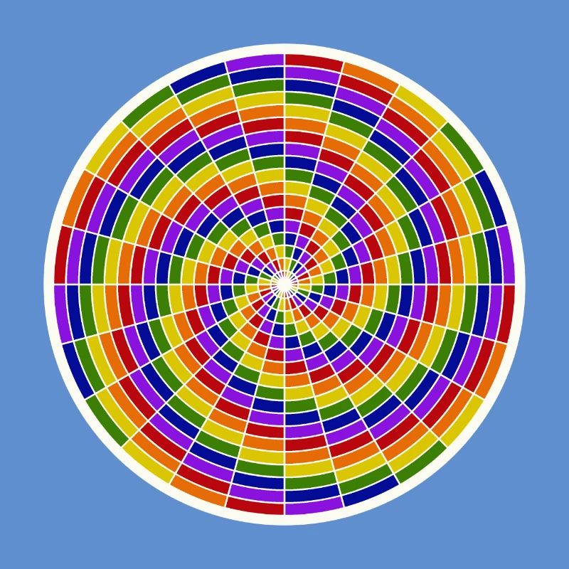 Conception d’art en spirale colorée