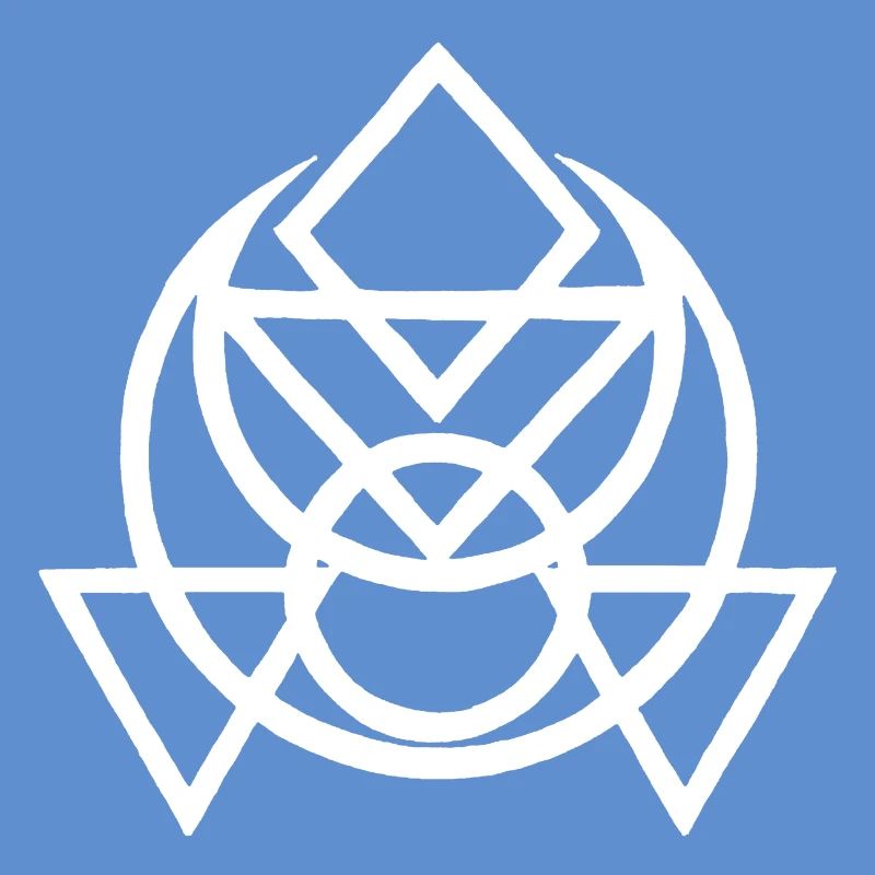 White Egyptian Esoteric Symbol