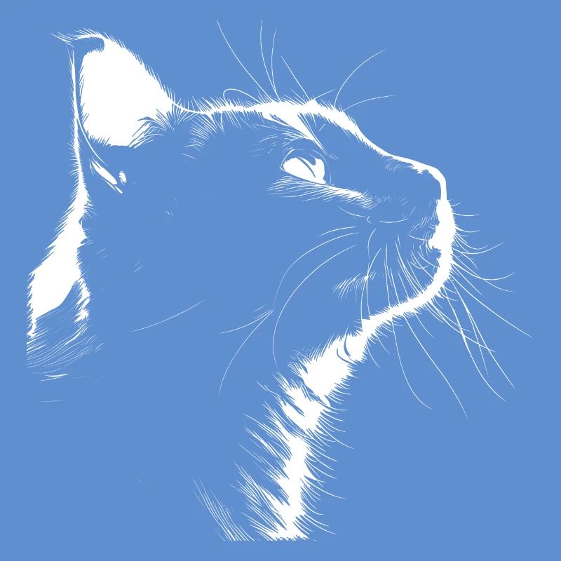 Silhouette Katze