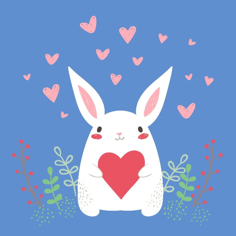 Eastern Bunny Easter Bunny Rabbit Ears Cute LOL