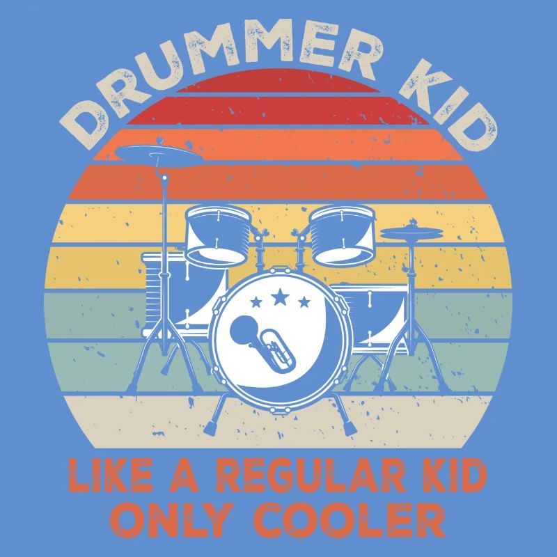 Drummer kid like a regular kid only cooler