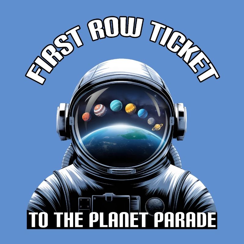 Billet de première rangée pour la parade des planètes - Astronaute