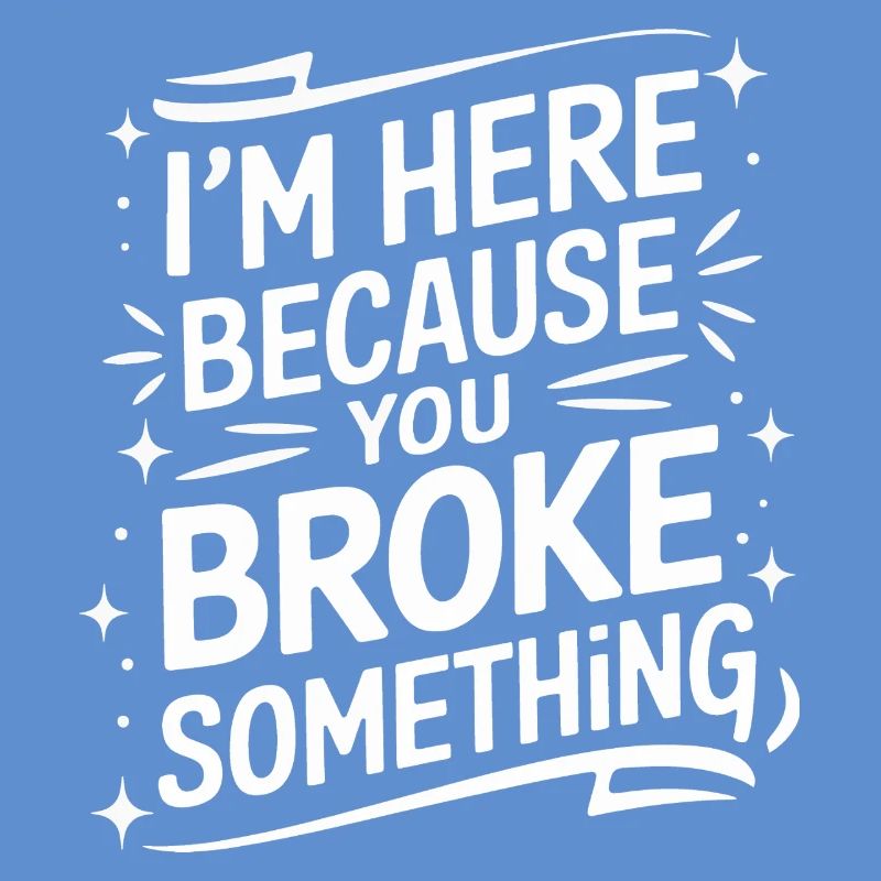 Technischer Support Computerfreak Nerd