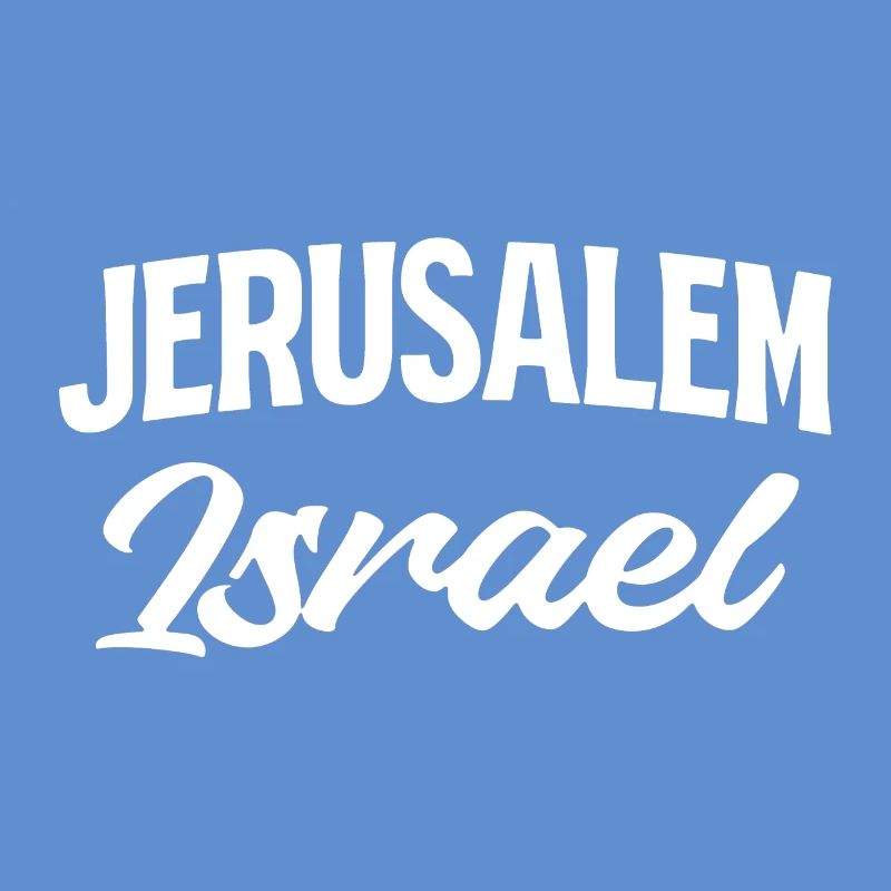 Jerusalem Israel Script Stil