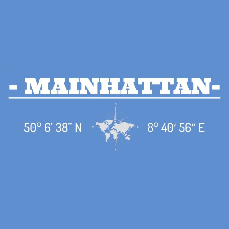 Coordinates Frankfurt am Main Mainhattan