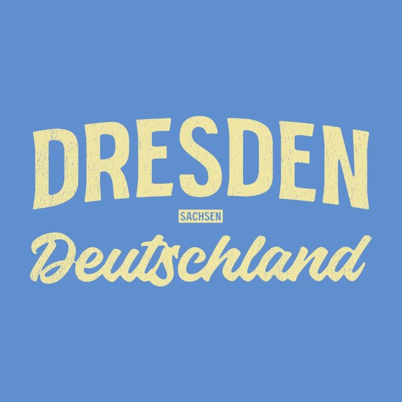 Dresden Retro Font Print