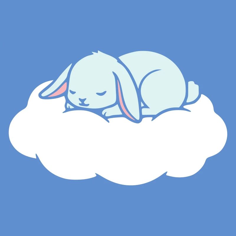 Sleeping Rabbit on Cloud Dream