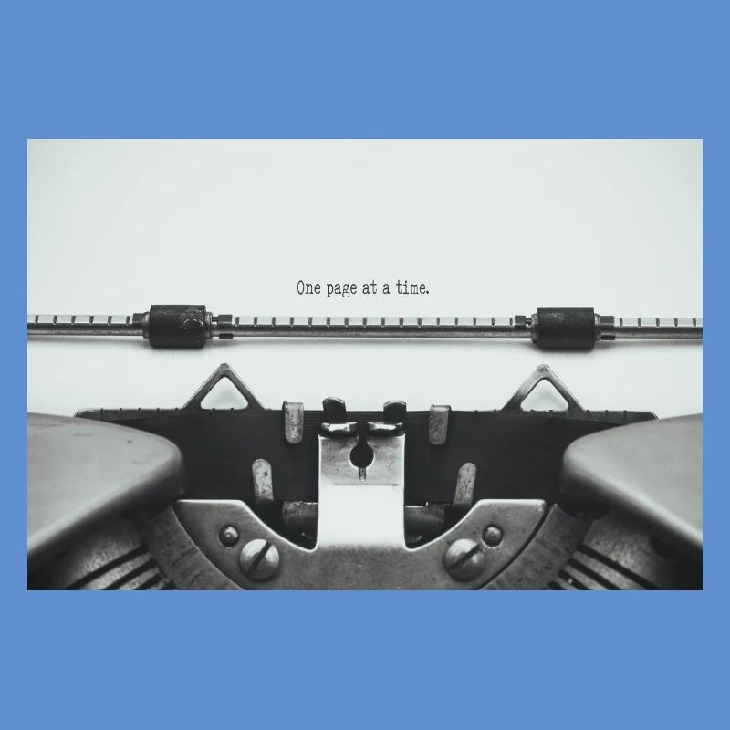 One Page At A Time Typewriter Design