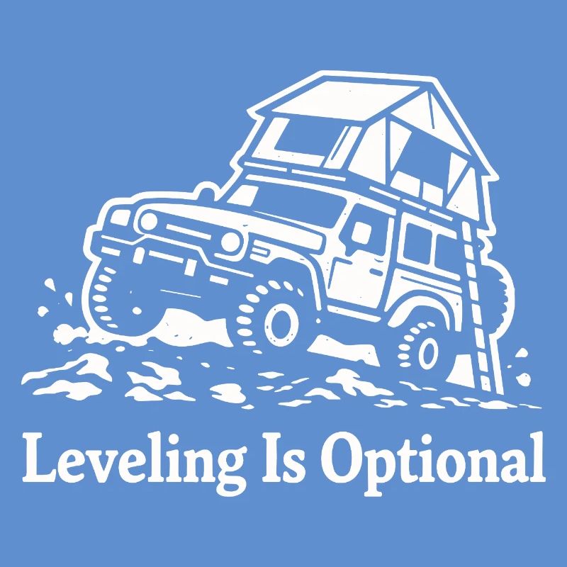 Leveling is optional off-road camper