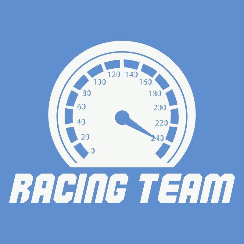 Emblème du compteur de vitesse de l’équipe de course
