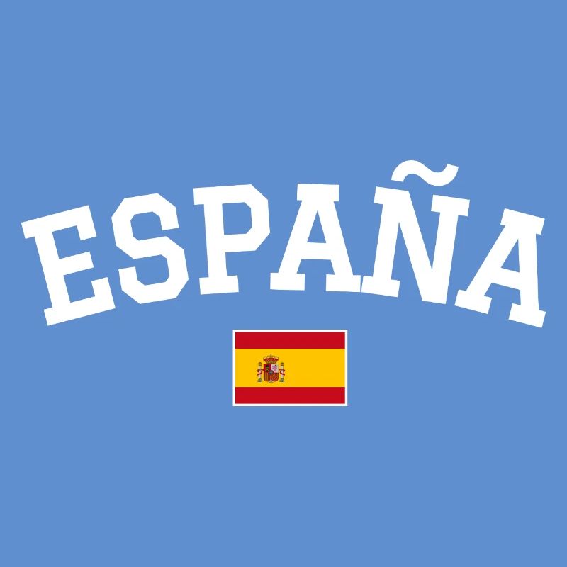 Drapeau espagnol Dessin blanc