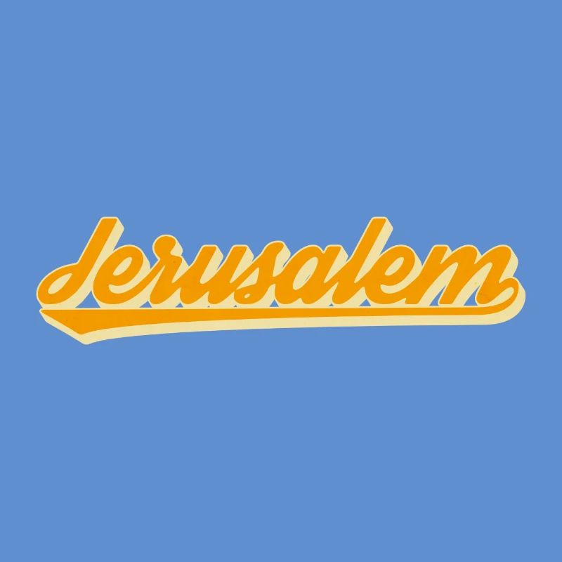 Jerusalem Retro Script