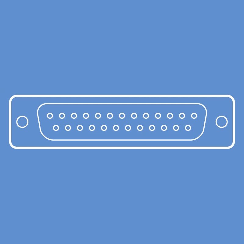 DB 25 Connector Parallel, Drucker