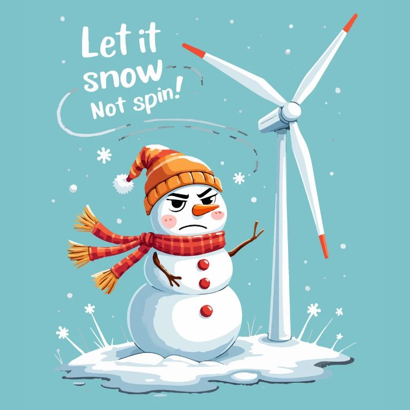 Stop Wind Turbines - Let it Snow, Not Spin