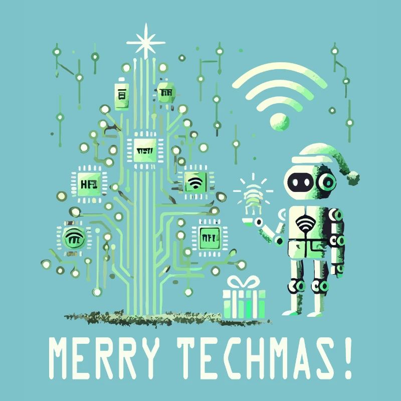 Merry Techmas - Robots et Circuit Noël