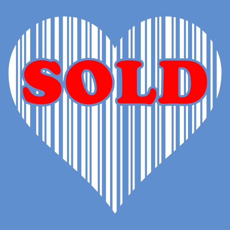 Coeur Barcode Love – Vendu Code Barcode Cadeau