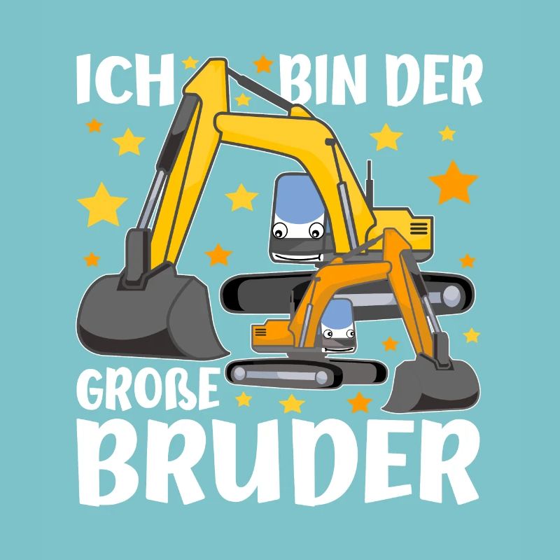 Geschwister Ich Bin Der Grosse Bruder Bagger
