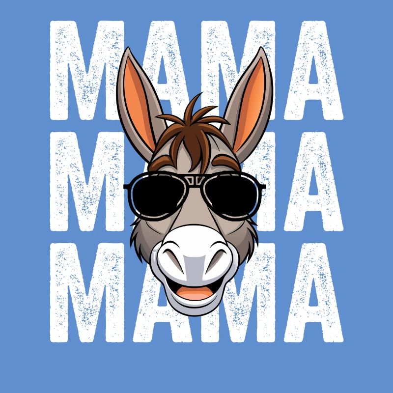 Mama Mutter Esel
