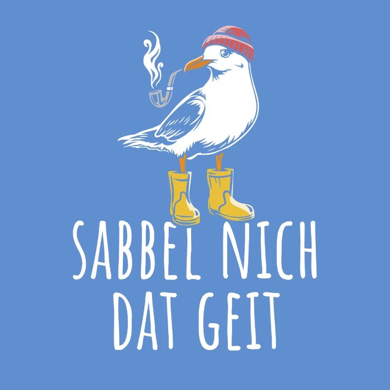 Möwe - Sabbel nich dat geit - Nordsee - Geschenk