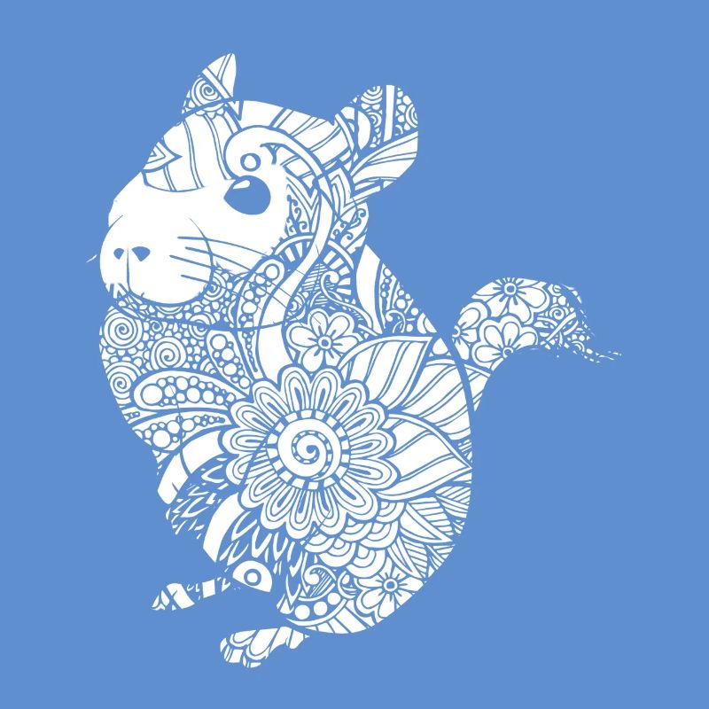 Chinchilla Chinchilla Floral Pattern