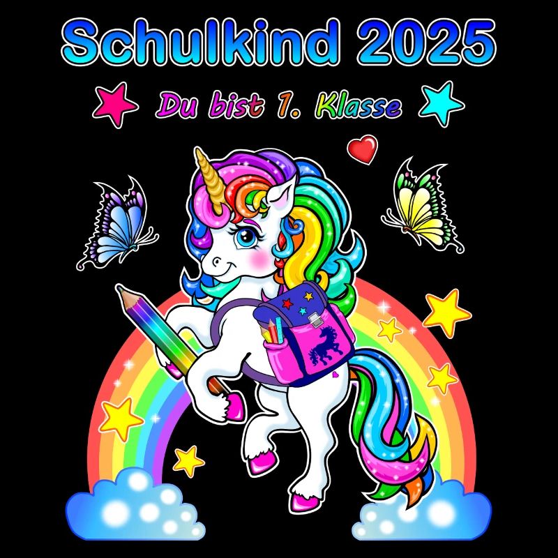 Einhorn Schulkind 2025