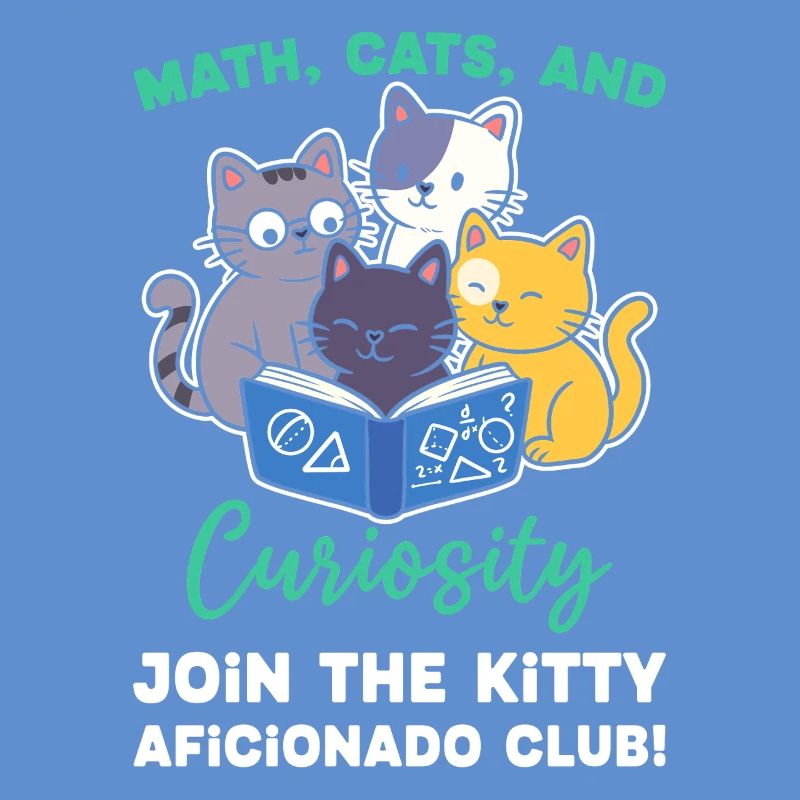 Math Cats Cat Lover Teacher Student
