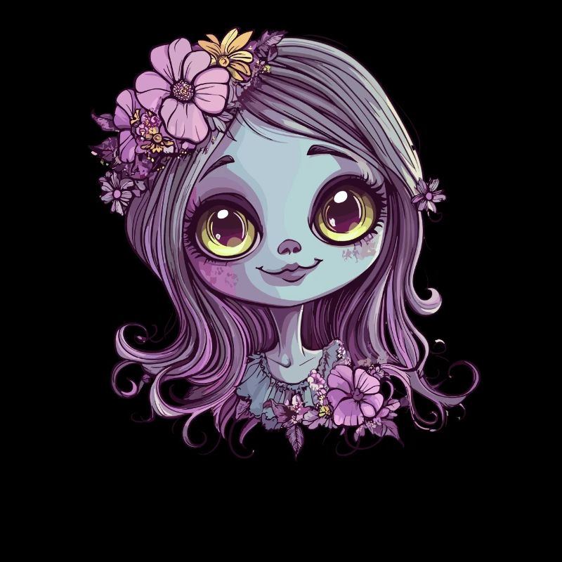 Blumenkind mit Glanzblick