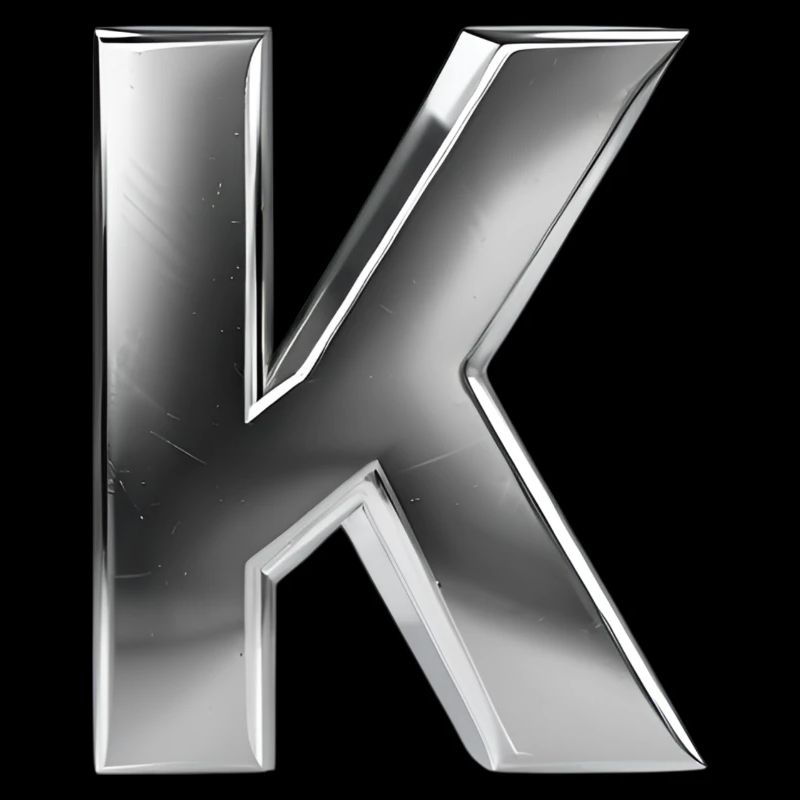 Chrome ,, K " Métallisé