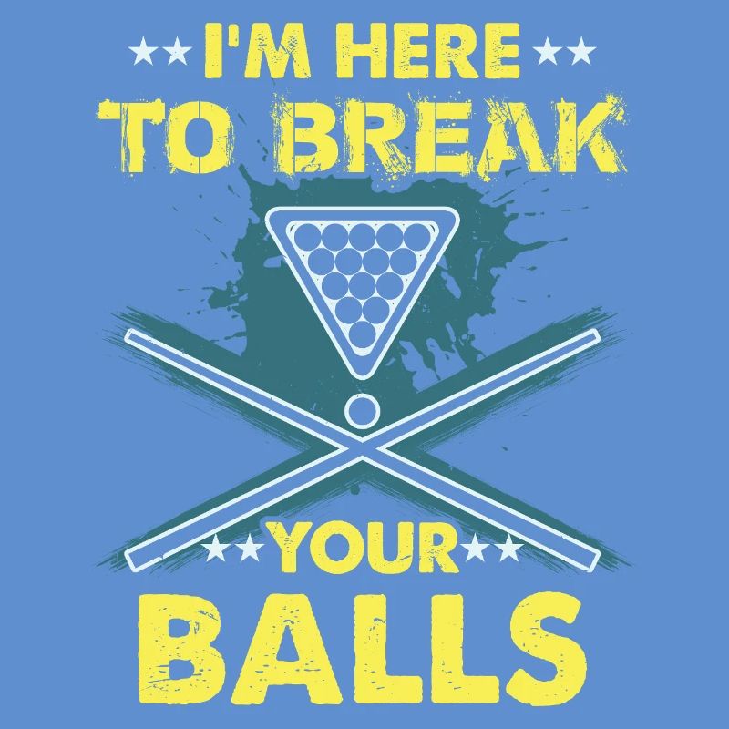 Billardspieler Geschenk Billard Queue Billardtisch