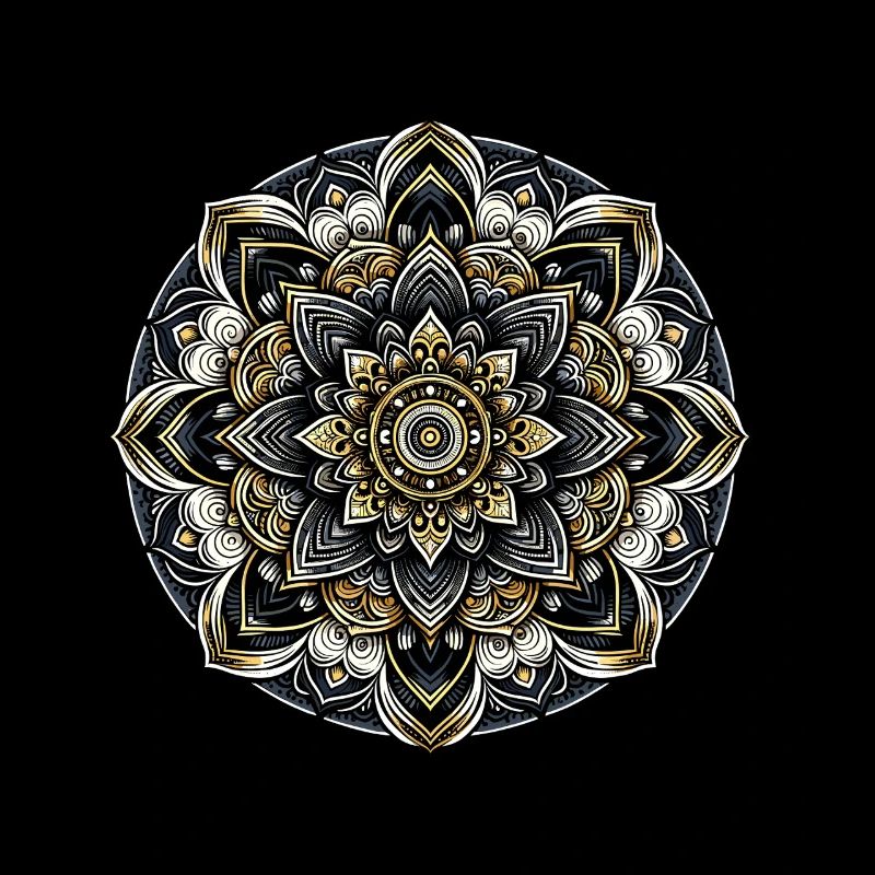 Mandala Modern Harmony Geometry Art