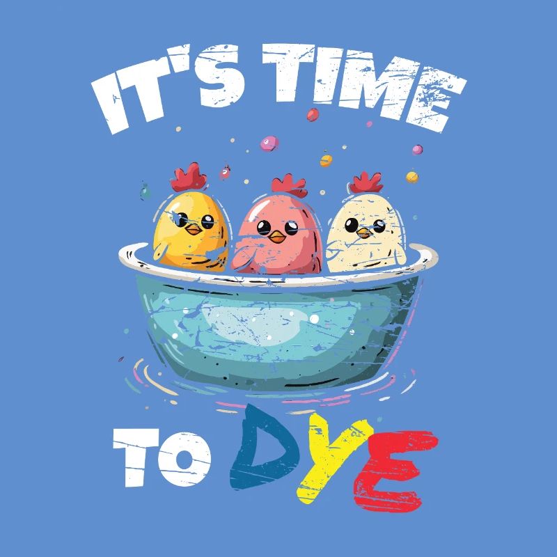 Funny Egg Dyeing Colors For Easter Artists