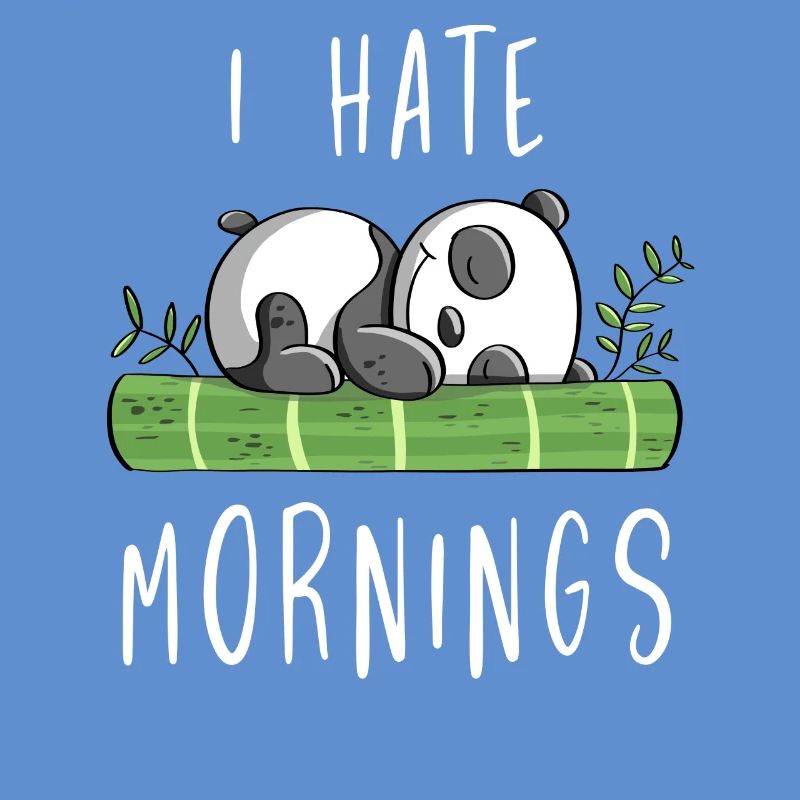 I Hate Mornings - Bambus Panda Bär - Comic