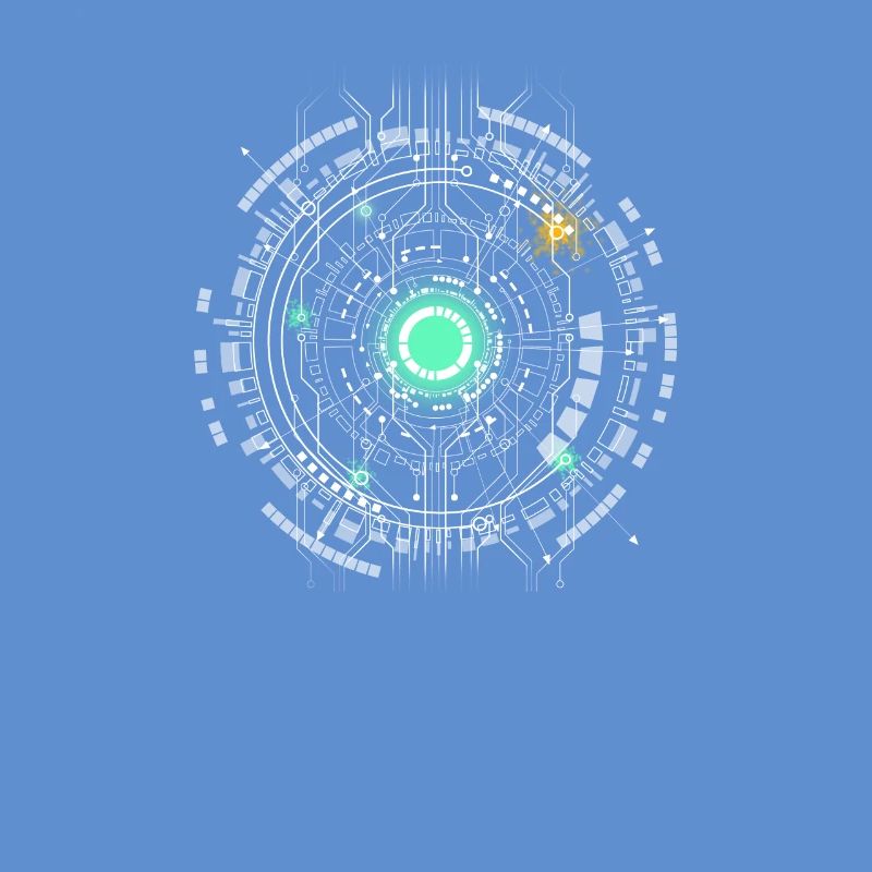 nerd CPU core computer code pc platine raumschiff