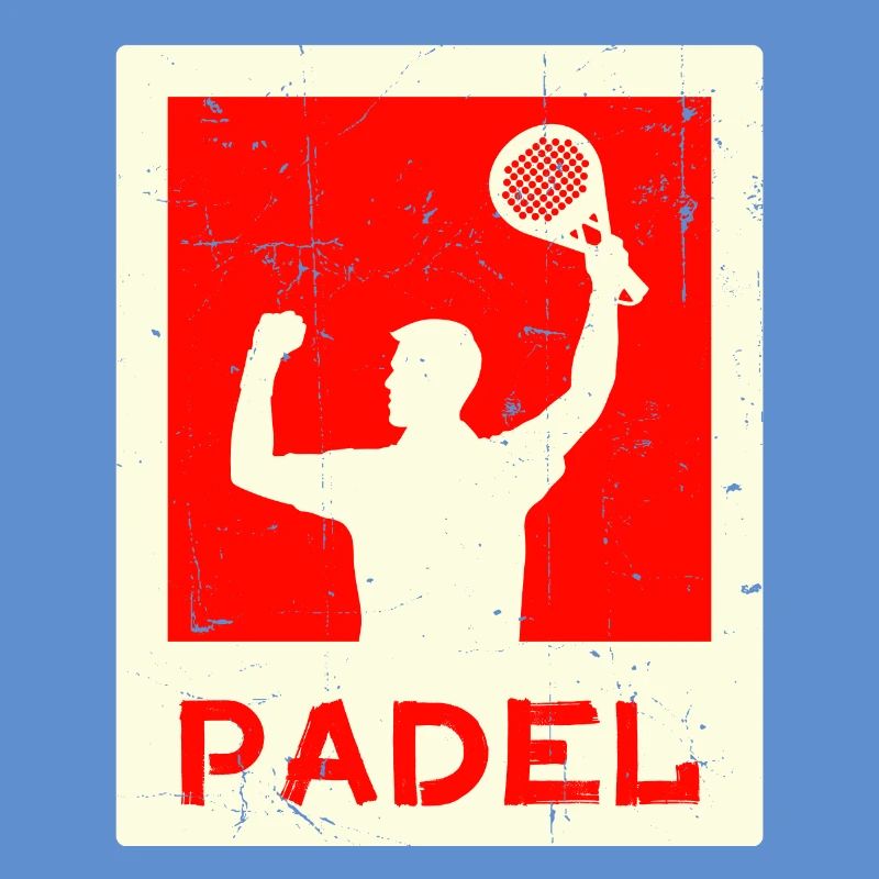 Leisure Training Player Saying Racket Padel