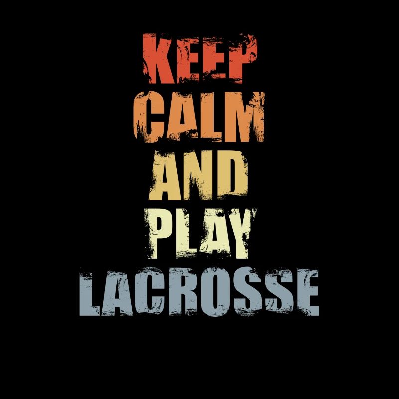 Playing lacrosse