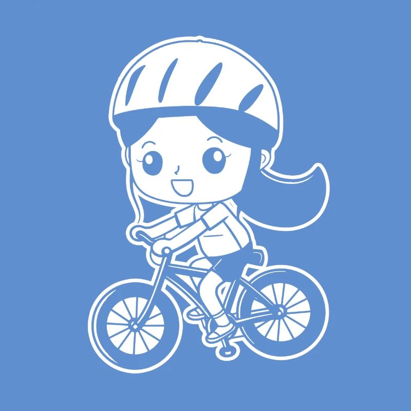 Cyclist Comic Style