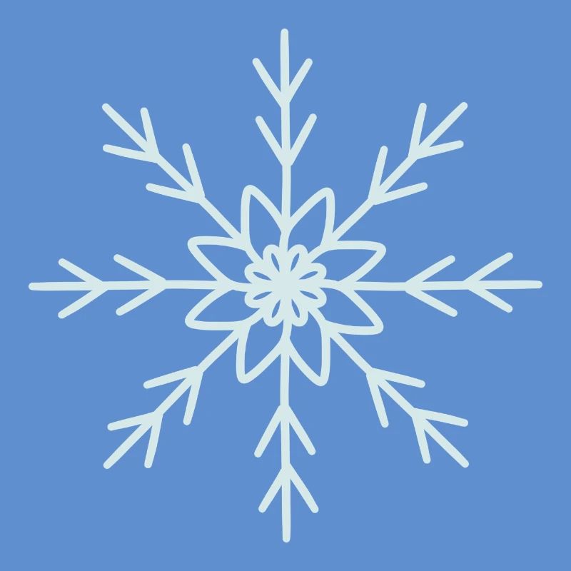 Elegant Snowflake Pattern Design