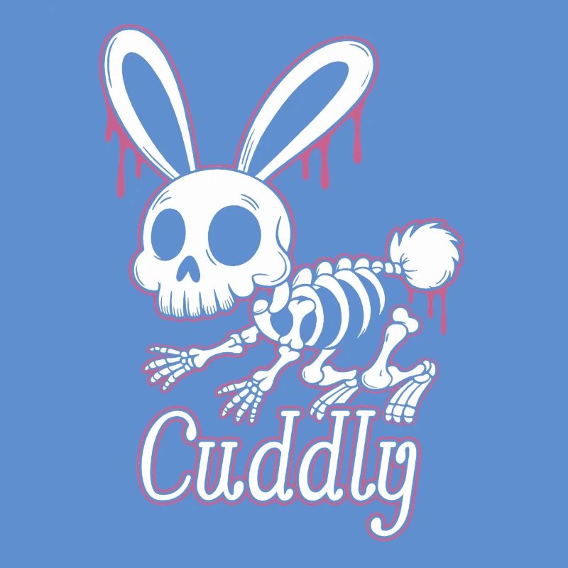 Bone Bunny Cuddly Halloween Rabbit